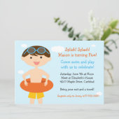 uitnodiging van de partij Birthday (Staand voorkant)