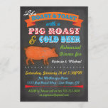 Uitnodiging van de partij Chalkboard Pig Roast<br><div class="desc">Kleurrijke,  bijtende pigroast "roast and toast"-partijuitnodiging op een achtergrond van het karton. Met een oranje,  geschilde verf,  een varken,  een banner en leuke lettertypen. Ideaal voor een repetitief diner,  verjaardagen,  gezinshereniging of een varkensstootje. Neem contact met me op tkatz@me.com als je hulp nodig hebt.</div>