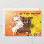 Uitnodiging van de partij Chihuahua (Voorkant)