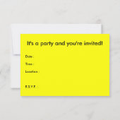 uitnodiging van de partij cinco de mayo (Achterkant)