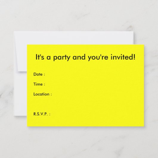 uitnodiging van de partij cinco de mayo (Achterkant)