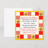 uitnodiging van de partij Colorful Fun (Voorkant / Achterkant)