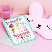 Uitnodiging van de partij Cool and Girly Spa Bache