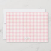 Uitnodiging van de partij Cowgirl Horse Birthday (Achterkant)