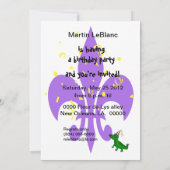 Uitnodiging van de partij Crawfish Fleur de Lys (Achterkant)