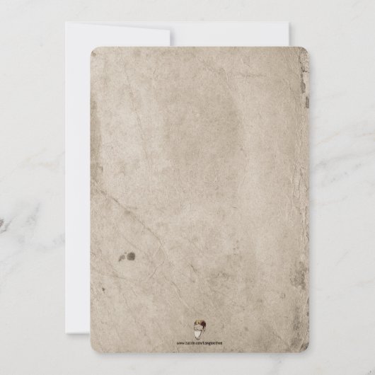 uitnodiging van de partij Creepy (Achterkant)