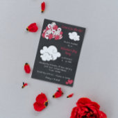 Uitnodiging van de partij Cute Valentijnsdag