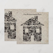 Uitnodiging van de partij die de opwarming van de (Voorkant / Achterkant)