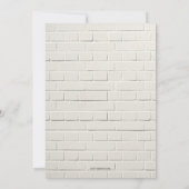 Uitnodiging van de partij die de Wijnbouwkunst pro (Achterkant)