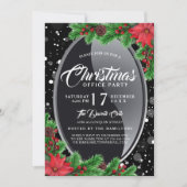 Uitnodiging van de partij Elegant en Modern Poinse (Voorkant)