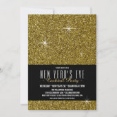Uitnodiging van de partij Eve Gold Glitter uit het (Voorkant)