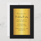 Uitnodiging van de partij Gold 1920 (Achterkant)