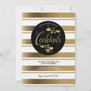 Uitnodiging van de partij Gold Stripes