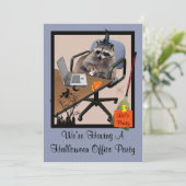 Uitnodiging van de partij Halloween (Staand voorkant)