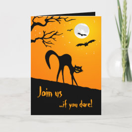 uitnodiging van de partij Halloween