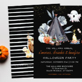 Uitnodiging van de partij Halloween Bonfire Sleepo