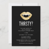 Uitnodiging van de partij Halloween - elegante vol (Voorkant)