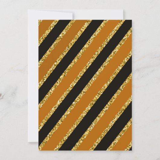 Uitnodiging van de partij Halloween Masquerade Cos (Achterkant)