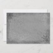 Uitnodiging van de partij Halloween Pumpkin Carvin (Achterkant)