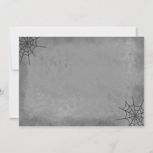 Uitnodiging van de partij Halloween Pumpkin Carvin (Achterkant)