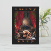 Uitnodiging van de partij Halloween - Ravens Den (Staand voorkant)
