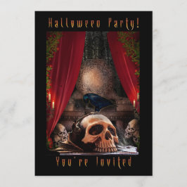 Uitnodiging van de partij Halloween - Ravens Den