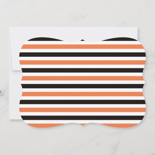 Uitnodiging van de partij Halloween van de Costume (Achterkant)