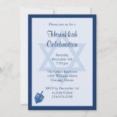 Uitnodiging van de partij Hanukkah (Voorkant)