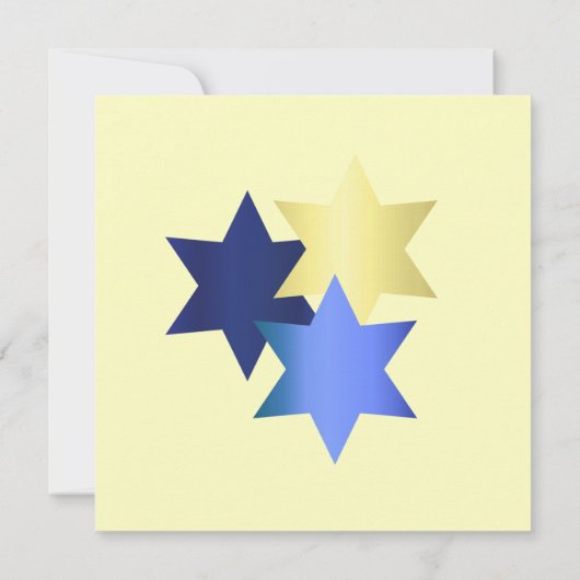  uitnodiging van de partij Hanukkah (Achterkant)