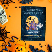 Uitnodiging van de partij Haunted House Halloween
