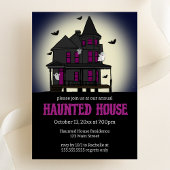 Uitnodiging van de partij Haunted House Halloween
