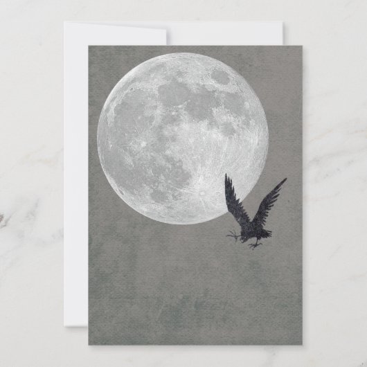 Uitnodiging van de partij Haunted House Halloween (Achterkant)