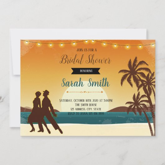 uitnodiging van de partij Havana (Voorkant)