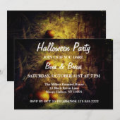 Uitnodiging van de partij Holiday Pumpkin Patch (Voorkant / Achterkant)