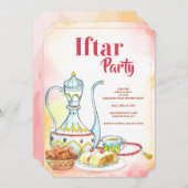Uitnodiging van de partij Iftar (Voorkant / Achterkant)