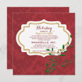 Uitnodiging van de  partij Label Holiday (Voorkant / Achterkant)