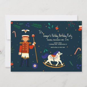 Uitnodiging van de partij Little Soldier Birthday