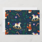 Uitnodiging van de partij Little Soldier Birthday (Achterkant)