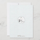 Uitnodiging van de partij Melk en Cookies (Achterkant)