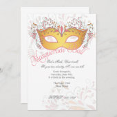 Uitnodiging van de partij Midsummers Night Masquer (Voorkant / Achterkant)