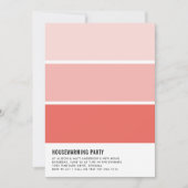 Uitnodiging van de partij Paint Chip Housewarming (Voorkant)