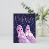 uitnodiging van de partij pajama : nachtjas (Staand voorkant)