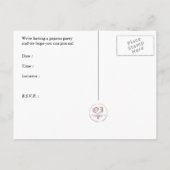 uitnodiging van de partij pajama : starshine (Achterkant)