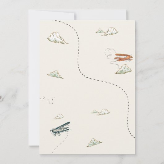 Uitnodiging van de partij Pilot om te jarig zijn v (Achterkant)