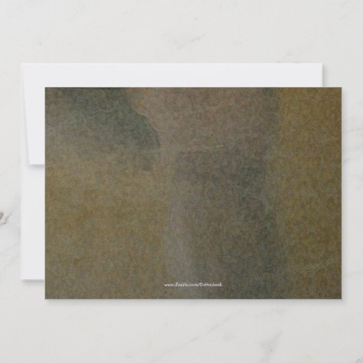 Uitnodiging van de partij Pointed Toes Ballerina (Achterkant)