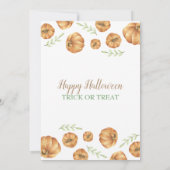 Uitnodiging van de partij Pumpkin Halloween (Achterkant)