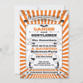 Uitnodiging van de partij Steampunk Halloween (Voorkant)