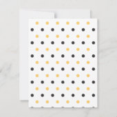 uitnodiging van de partij Sweet Little Honey Bee B (Achterkant)