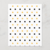 uitnodiging van de partij Sweet Little Honey Bee B Flyer (Achterkant)