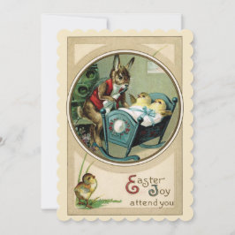 Uitnodiging van de partij Tea om paaseieren te dec